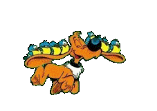 Gif animé Boule et Bill oiseaux